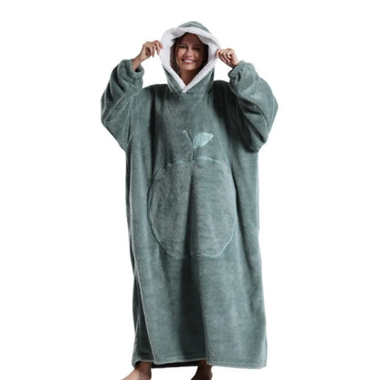 Variant image for Übergroßer Fleece Hoodie für ultimativen Komfort und Entspannung-9