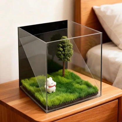 HOLOPET – Caja de recuerdos acrílica para mascotas con aspecto holográfico