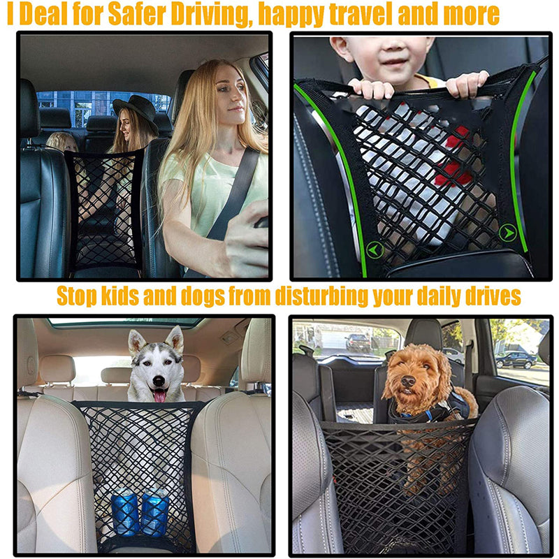 PETROAD SHIELD – Safety Net for Car with Storage Space for Pets