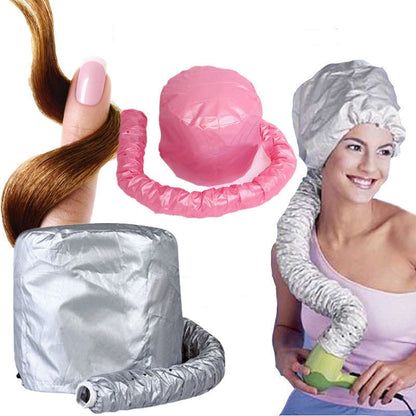 QuickDry - Set von 2 Haartrockner Kappen für Schnelles Trocknen & Schonende Pflege-3