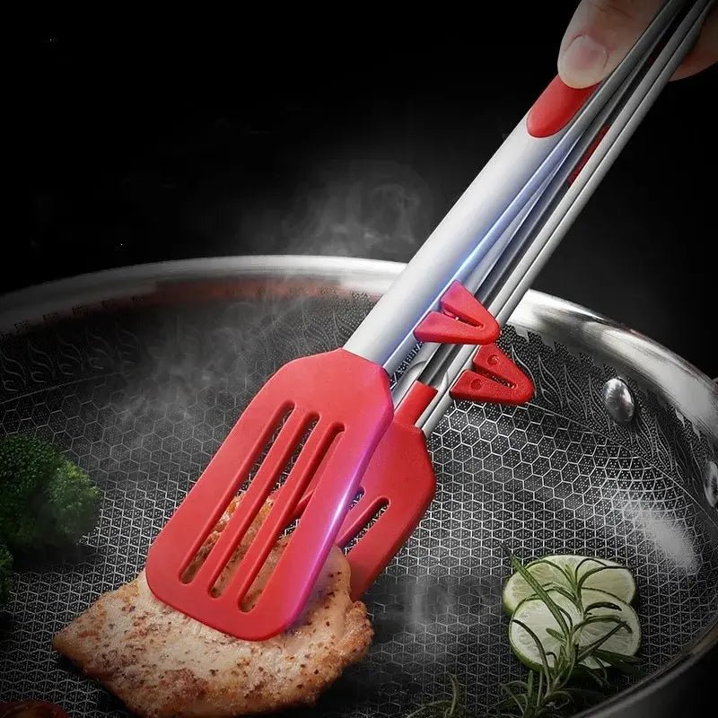 SILICLIP – Silikon BBQ Zange mit Anti-Verbrennungsgriff
