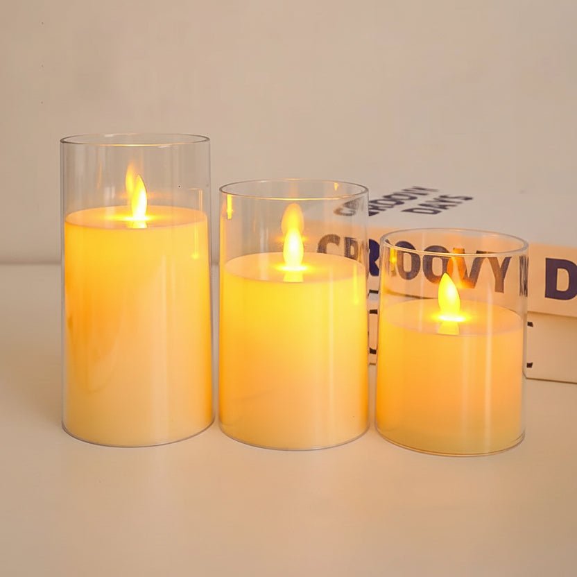 LUMICANDLE – Bougie LED rechargeable pour éclairage d'ambiance