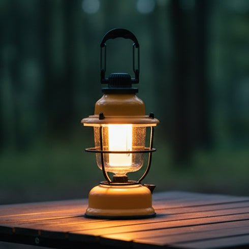 CAMPINE – Outdoor-LED-Lampe mit verriegelbarem Zapfen-Design und stimmungsvollem Licht