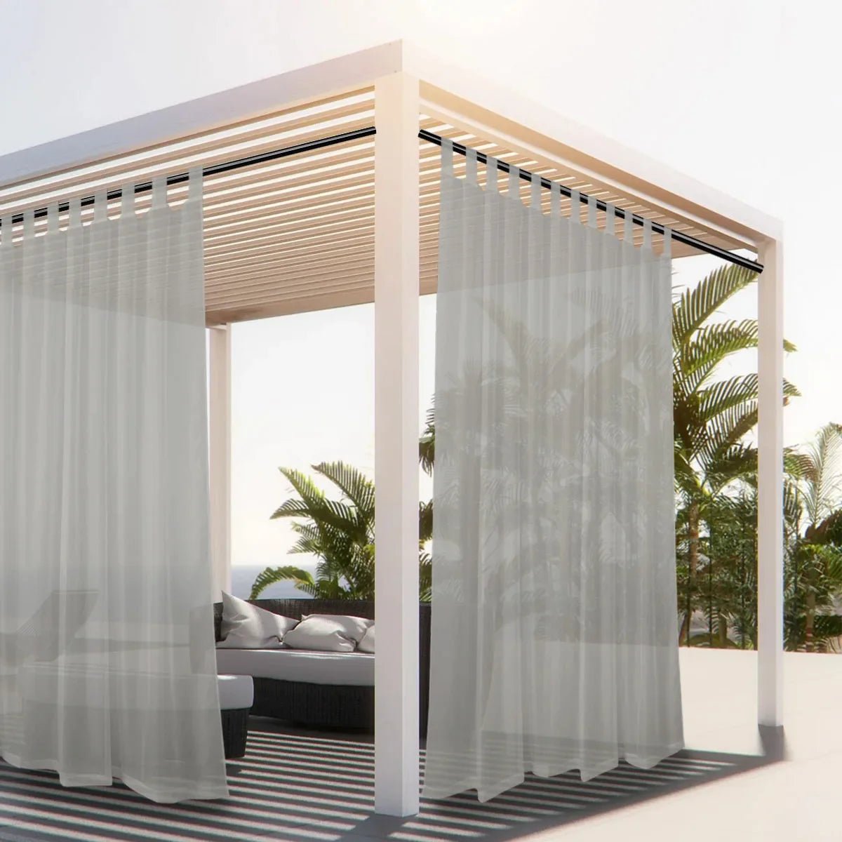 PATIOLUX – Outdoor Patio Vorhang aus Leinen