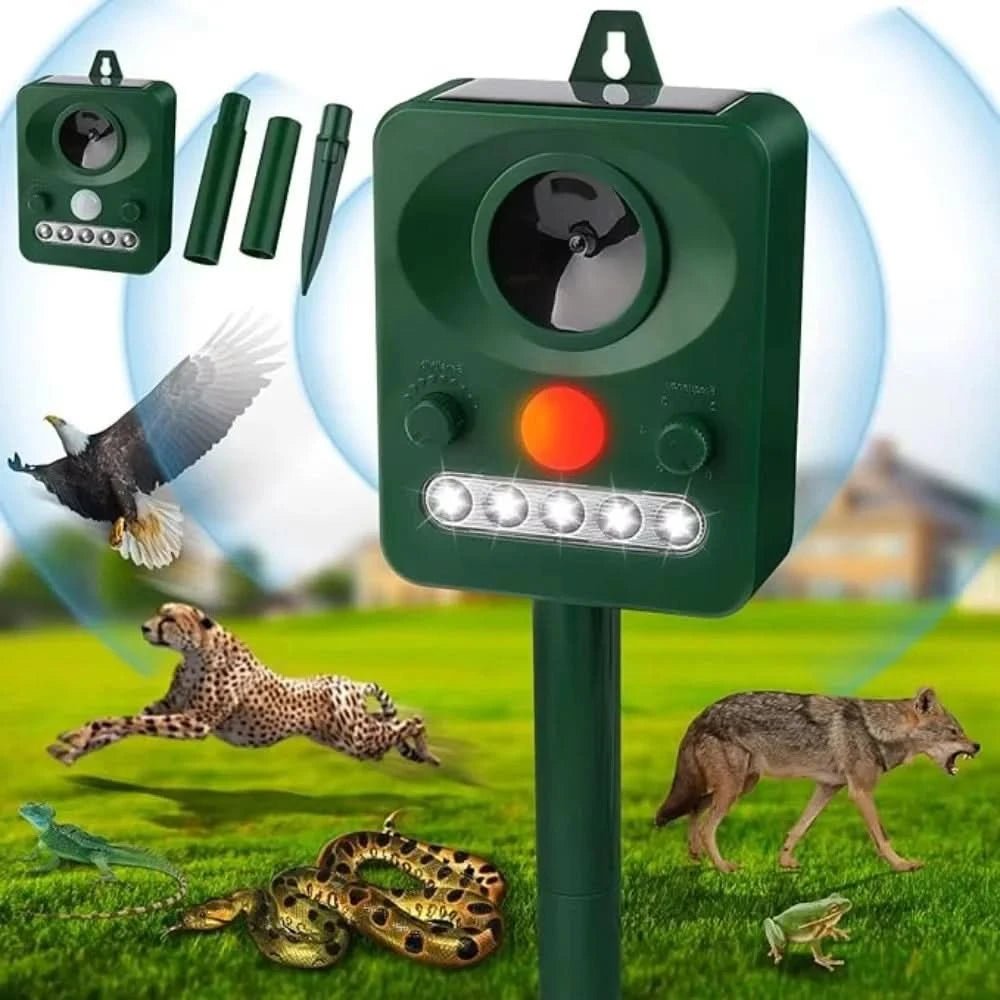 Variant image for Ultraschall Tiervertreiber mit LED-Licht – Effektiver Schutz vor Katzen & Hunden-5