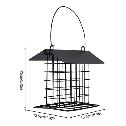 BIRDNESTER – Estación colgante para alimentar pájaros con techo resistente a la intemperie