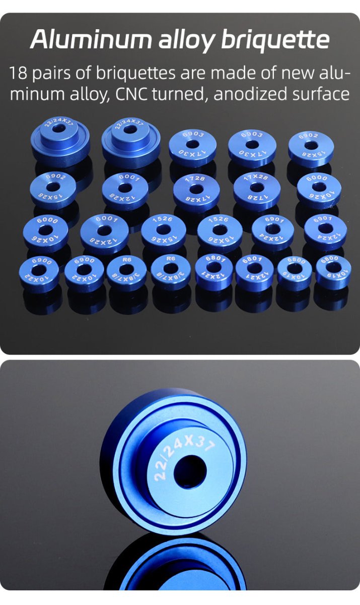 BEARFIT PRO - Bearing press-fit tool for bicycles & bottom brackets - CNC aluminium