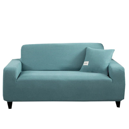 Variant image for Elastischer Sofabezug Grau 3-Sitzer Jacquard Wasserabweisend Pflegeleicht-11
