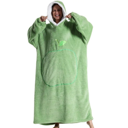 Variant image for Übergroßer Fleece Hoodie für ultimativen Komfort und Entspannung-4