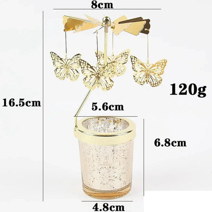 ROMANIVA – Elegante candelabro de metal para ocasiones románticas y decoración