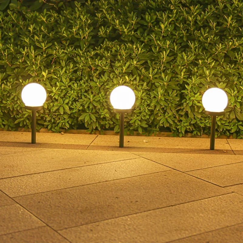 Lámpara solar de jardín LED Runde – Iluminación de jardín eficiente en energía y con estilo con control automático de luz