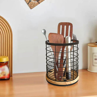 SWIVORA – Rotating Kitchen Organizer made of Bamboo and Wood