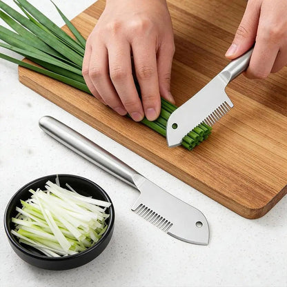 VEGSHRED – Picador de verduras de acero inoxidable para cebolla, zanahoria y patata