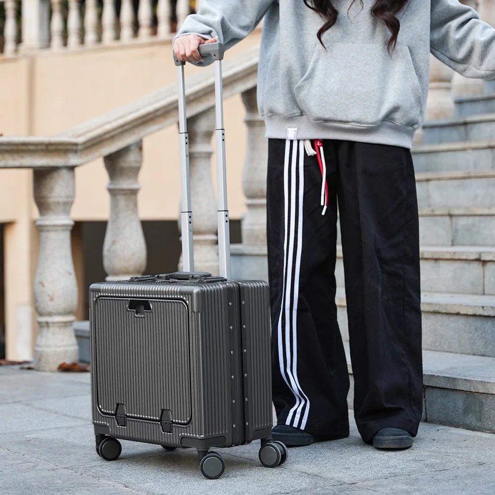 SkyLuxe Valise de voyage intelligente | Bagage contrôlé par application avec batterie externe et serrure TSA pour voyageurs modernes