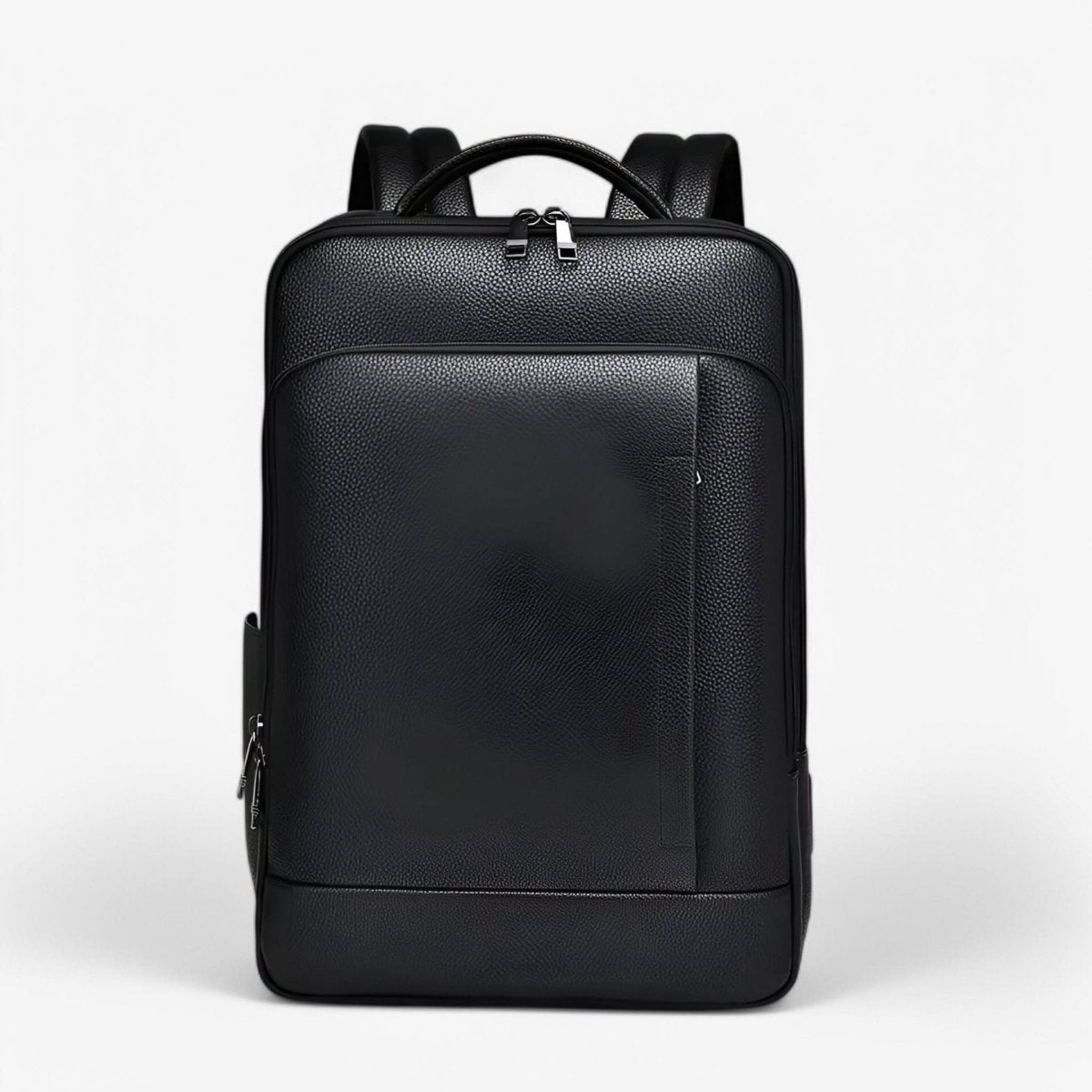 Variant image for Eleganter Leder-Rucksack Damen/Herren mit USB-Anschluss für Laptop und Alltag, 15,6 Zoll, Schwarz-4