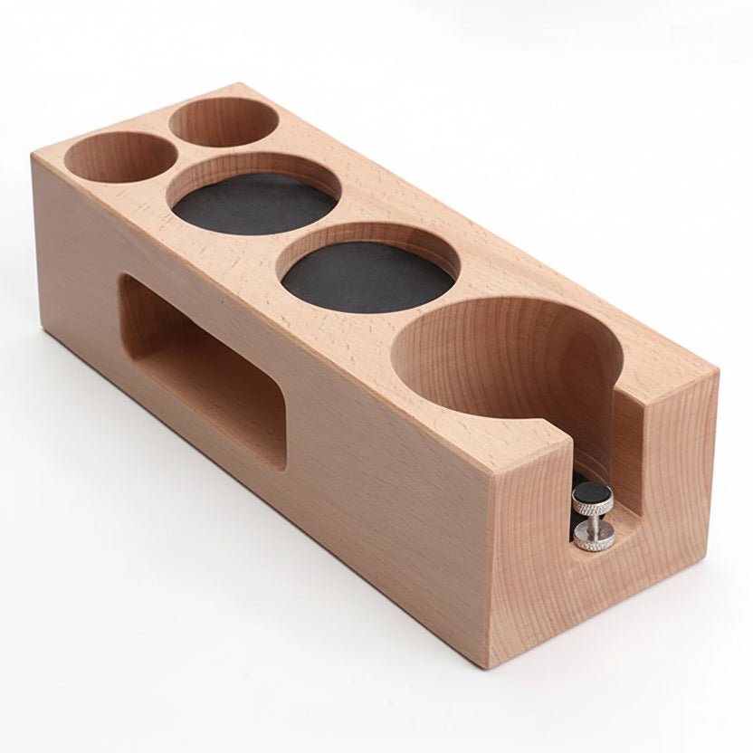 COFFEECORE – Supporto per tamper in legno per accessori da espresso