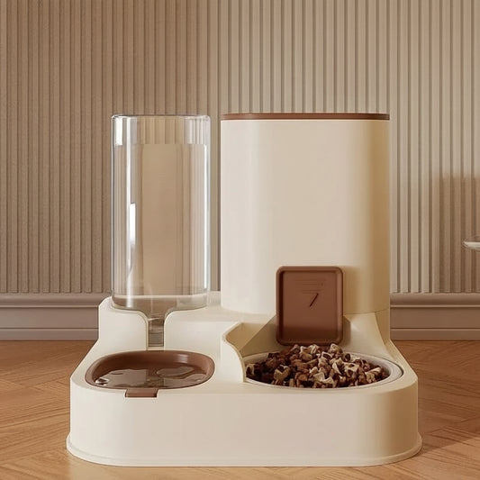 VITAFOUNT – Dispensador automático de comida y agua para mascotas