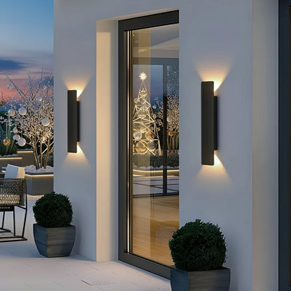 OUTGLOW – Wasserdichte LED-Aluminium-Wandleuchte für Innen & Außen