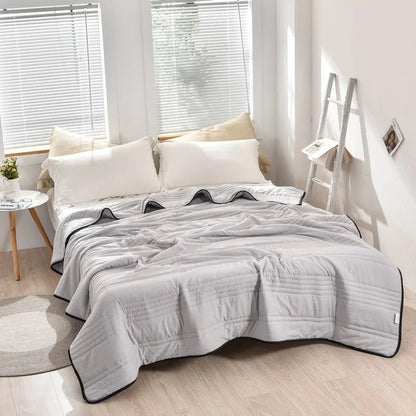 Breezora – Couverture rafraîchissante pour les nuits chaudes, respirante et évacuant l'humidité