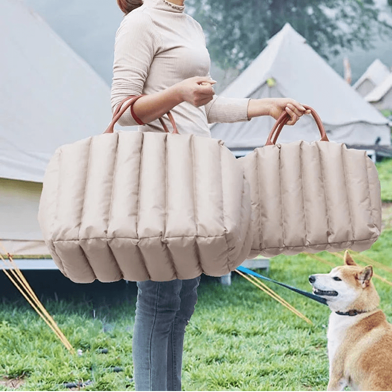 PAWPURSE – Bolsa ligera para perros con forro cálido y cinturón de seguridad para llevar de viaje