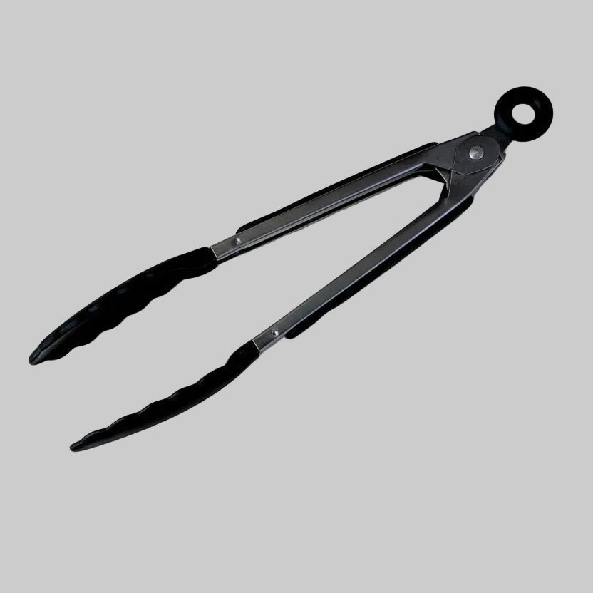 COOKTONG - Pinza de cocina y para servir con mango antideslizante para un agarre preciso y trabajo cómodo en la cocina