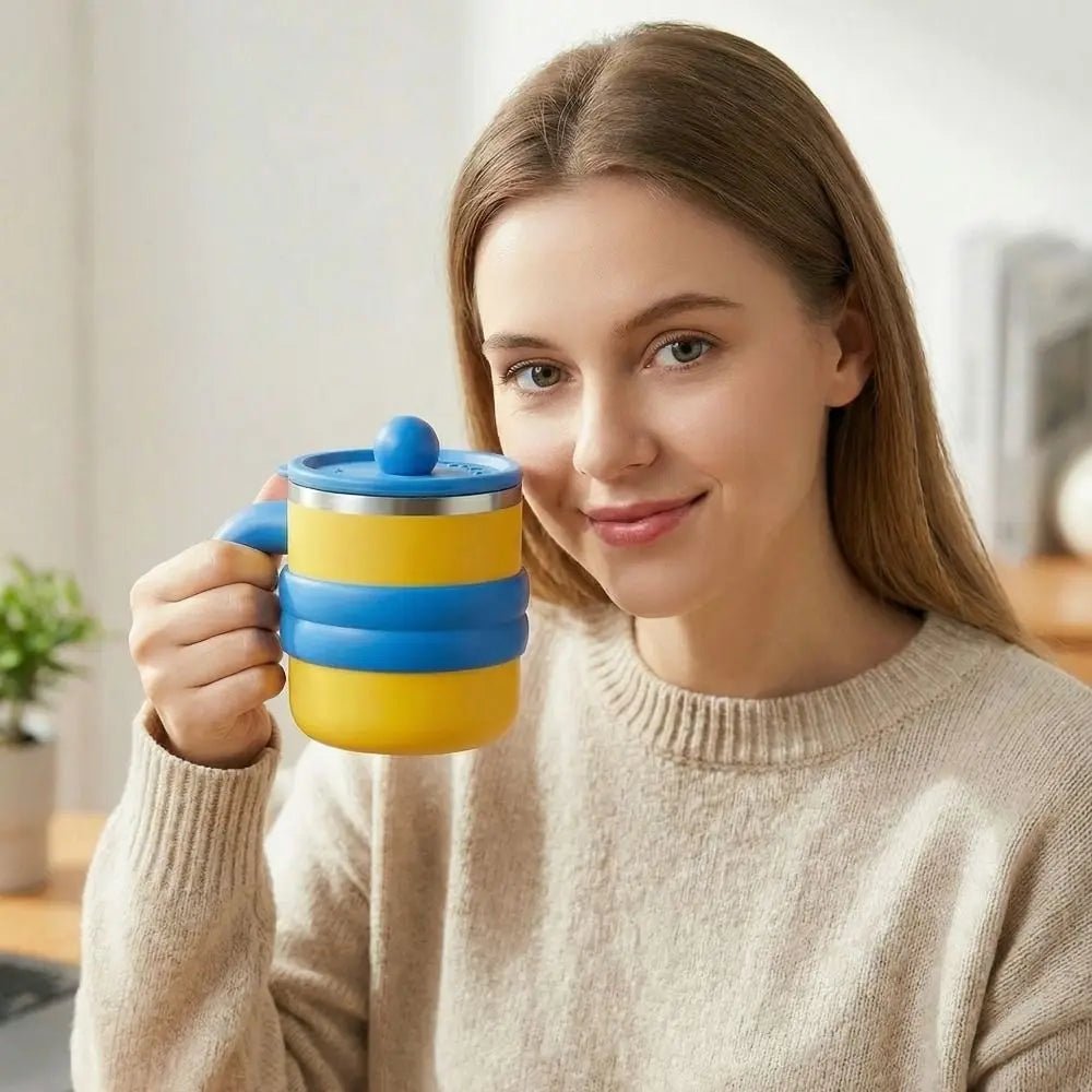 TRAVELOX – Isolierter Edelstahl Coffee Mug mit süßem Motiv