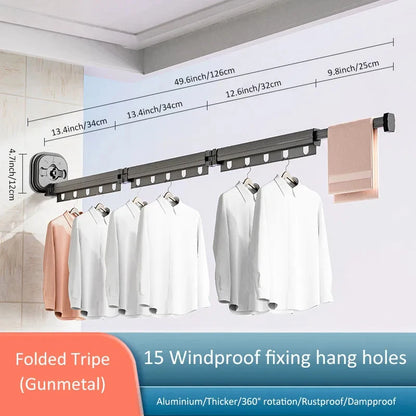 AeroDry wall-mounted tumble dryer - Foldable & space-saving