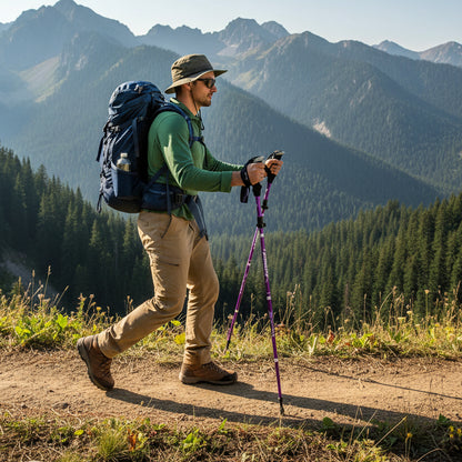 PEAKPATH – Adjustable Trekking Poles for Stability & Comfort