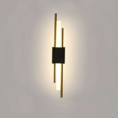 COPERLINE – Moderne LED-Wandleuchte aus Metall & Acryl mit 3 Lichtfarben