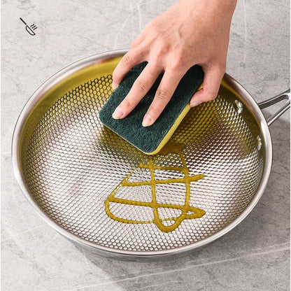 PANORIQ – 28/30 cm Edelstahl 304 Wokpfanne ohne Beschichtung für Gas- und Induktionsherde