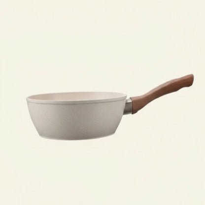 STONIQON – Tiefe Antihaftpfanne mit medizinischer Steinbeschichtung aus Edelstahl für Gas- und Induktionsherde