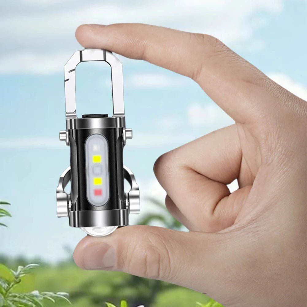 MICROLIGHT – Mini torcia per portachiavi con modalità di luce potente