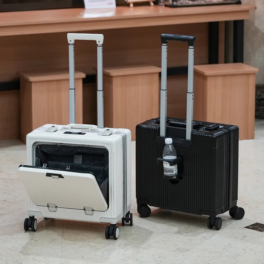 SkyLuxe Valise de voyage intelligente | Bagage contrôlé par application avec batterie externe et serrure TSA pour voyageurs modernes