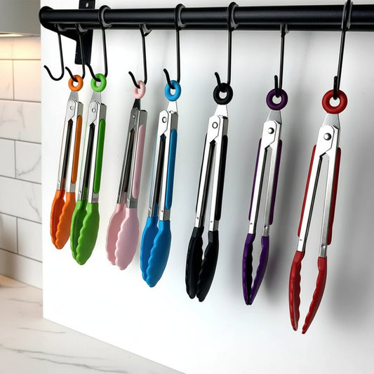 COOKTONG - Pince de cuisine et de service avec poignée antidérapante pour une prise précise et un travail confortable en cuisine