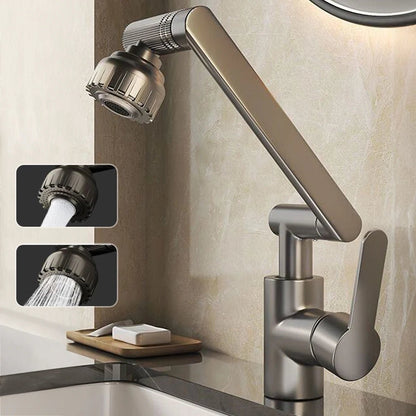 MECHAFLOW 360 – Rubinetto da cucina con braccio robotico a 360° con getto a bolle e doccia