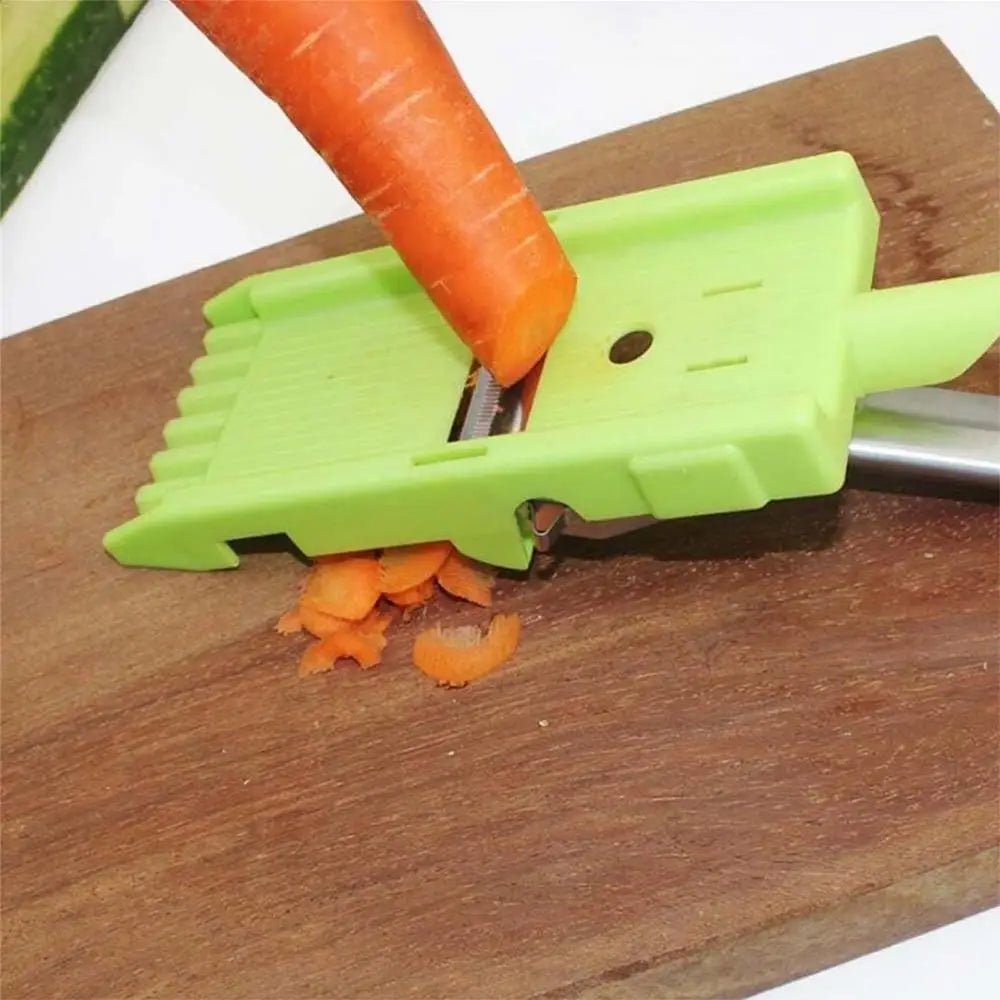 PEELIXA – Pelador de acero inoxidable con función de corte