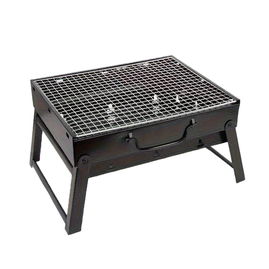 CampFlare stainless steel charcoal barbecue - Compact outdoor barbecue for travelling & camping