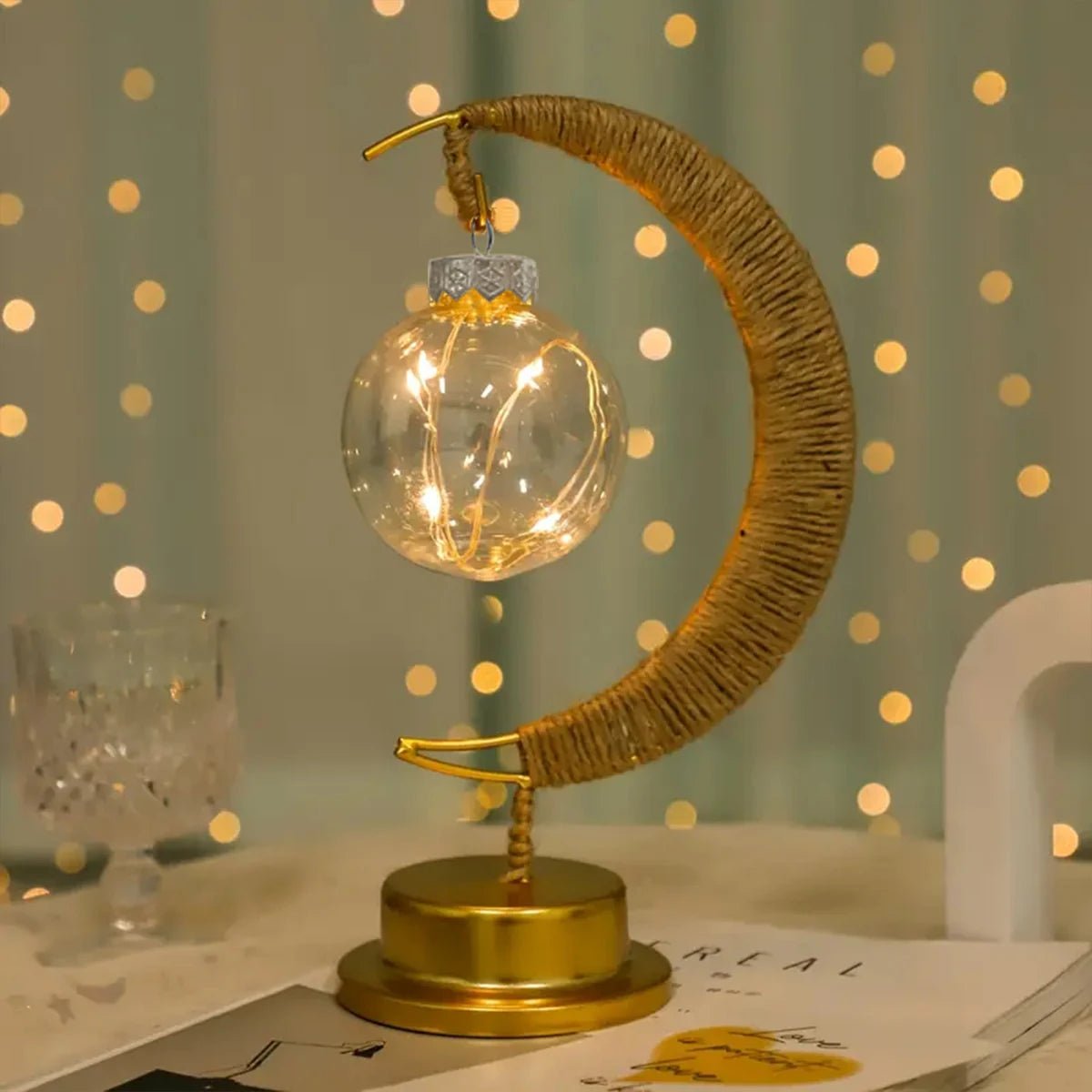 LUNARA – Lámpara de mesa Lunaire para iluminación ambiental