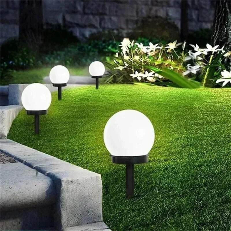 Lámpara solar de jardín LED Runde – Iluminación de jardín eficiente en energía y con estilo con control automático de luz