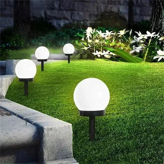 Lámpara solar de jardín LED Runde – Iluminación de jardín eficiente en energía y con estilo con control automático de luz