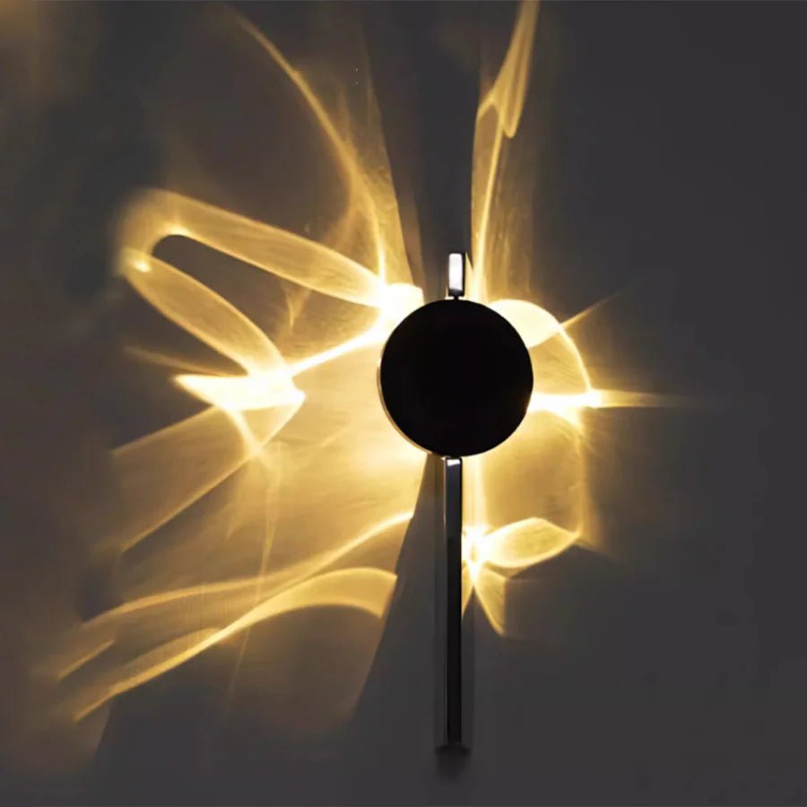 CORRULUX – Lampada da parete LED moderna scanalata in acciaio inox, orientabile, per camera da letto