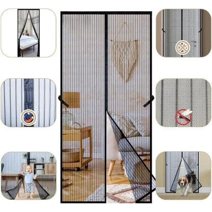 BREEZEMESH – Magnetischer Freihändiger Tür-Netzvorhang