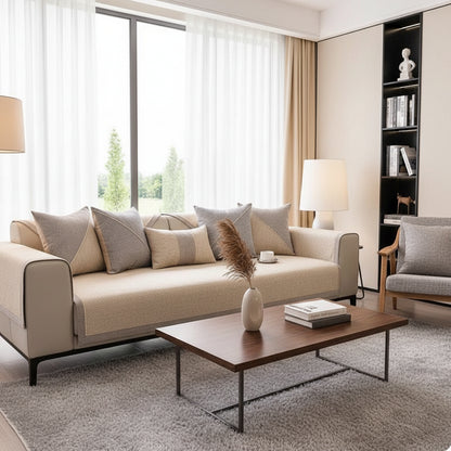 WEFTERRA Sofa Throw for Textured Comfort and Stylish Everyday Furniture Care