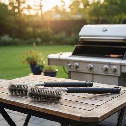 GRATECLEAN – Grill Grate Cleaning Brush with Stainless Steel Bristles