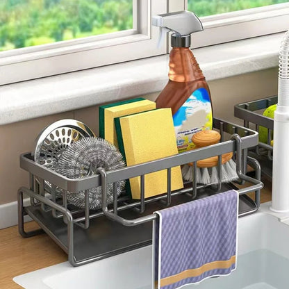 CLEANSINK – Organisateur de cuisine avec drainage et cadre métallique