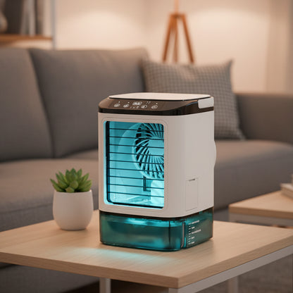 MISTHAVEN – Ventilatore portatile con funzione rinfrescante a spruzzo