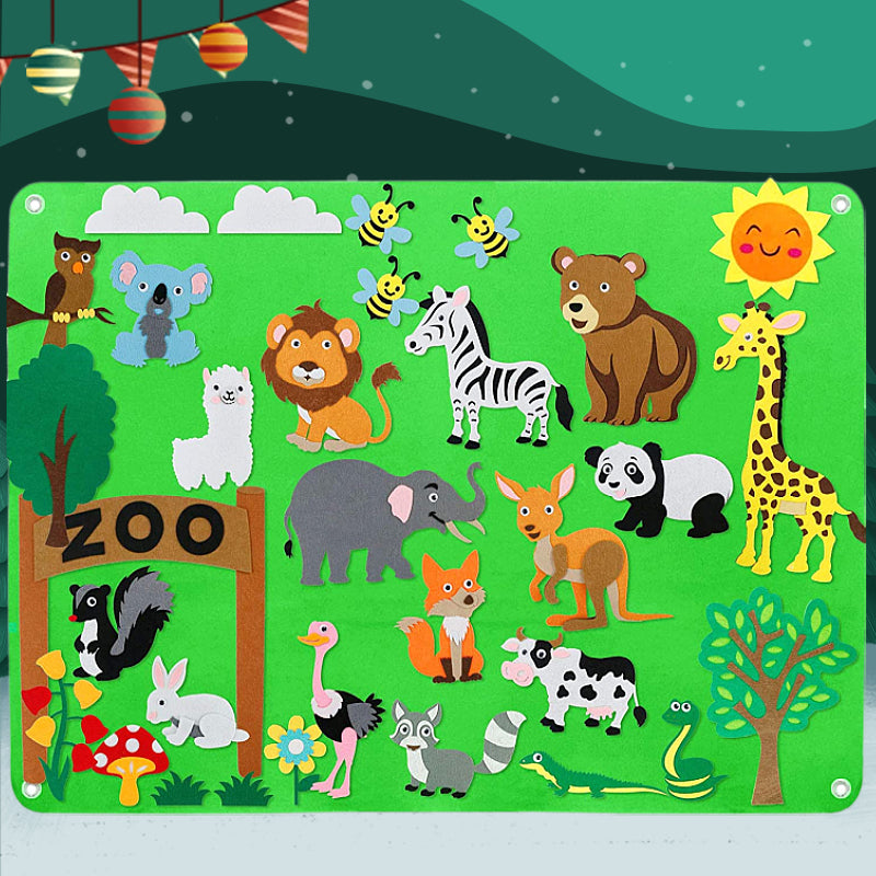 ImagiFelt Playboard – Juego táctil creativo para niños para fomentar la imaginación