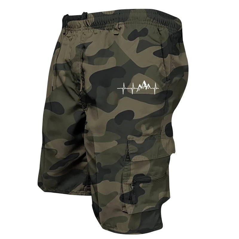COMFORTLIVA – Loose-fitting men's cargo shorts for warm days