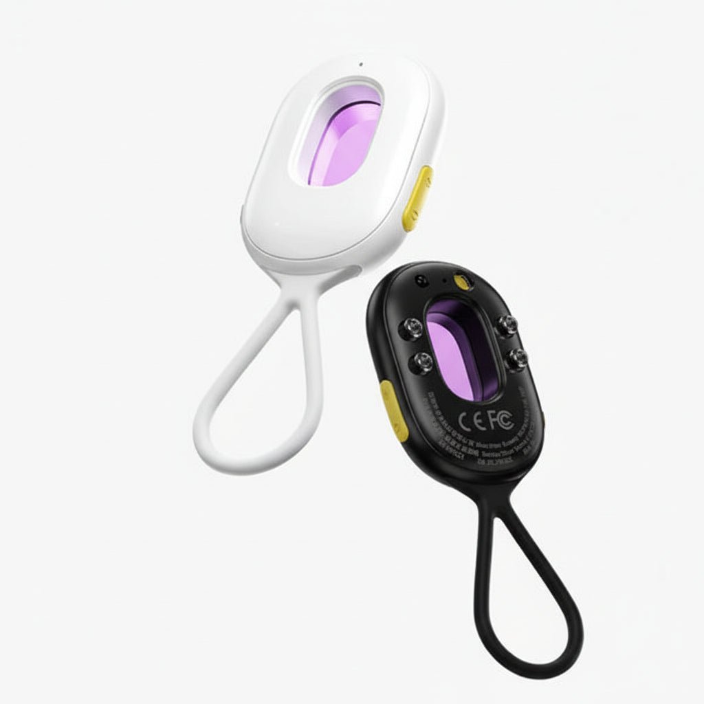 SPYSHIELD – Alarma de seguridad portátil con detector de sensor 3D y linterna LED