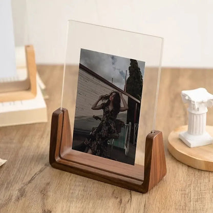 PHOTIQUE – Cornice da scrivania in acrilico per ricordi eleganti e decorazioni da tavolo ordinate